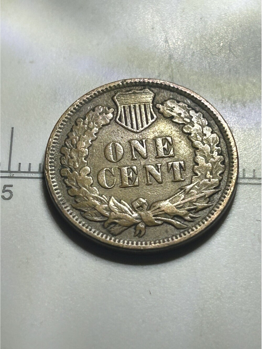 1906 Indian Head Cent 1c Circulated Penny - Picture 3 of 4